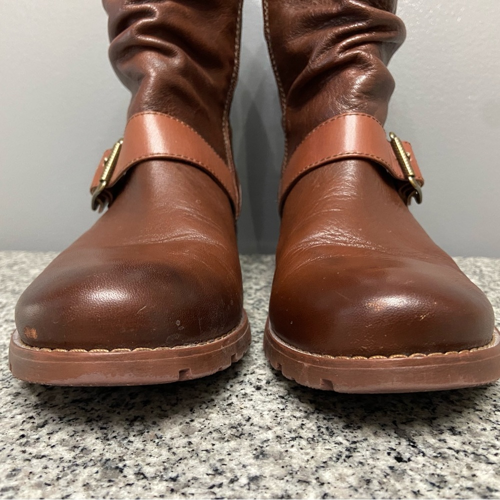 SOFFT Somers/Somers II Womens Brown Leather Ankle Boots 8.5 Buckle Straps Zipper - Picture 9 of 17